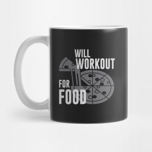 Will Workout for Food Mug